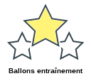 Ballons entraînement