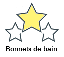 Bonnets de bain