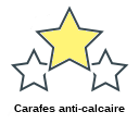 Carafes anti-calcaire