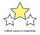 Coffrets sauces et condiments