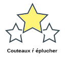 Couteaux ŕ éplucher