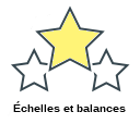 Échelles et balances