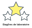 Etagčres de laboratoire