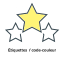 Étiquettes  ŕ code-couleur