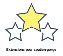 Extensions pour soutien-gorge