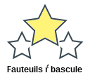 Fauteuils ŕ bascule