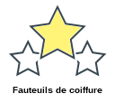 Fauteuils de coiffure