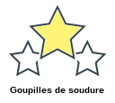 Goupilles de soudure