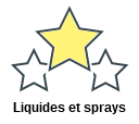 Liquides et sprays