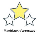 Matériaux d'arrosage