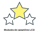 Modules de caractčres LCD