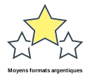 Moyens formats argentiques