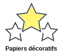 Papiers décoratifs