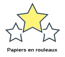 Papiers en rouleaux