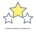 Partitions musicales de compositeurs