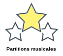 Partitions musicales