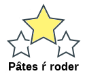 Pâtes ŕ roder