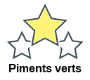 Piments verts