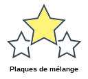 Plaques de mélange