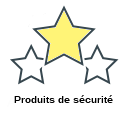 Produits de sécurité