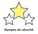 Rampes de sécurité