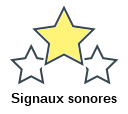 Signaux sonores