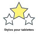 Stylos pour tablettes