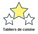 Tabliers de cuisine