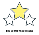 Thé et citronnade glacés