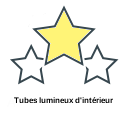 Tubes lumineux d'intérieur