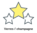 Verres ŕ champagne